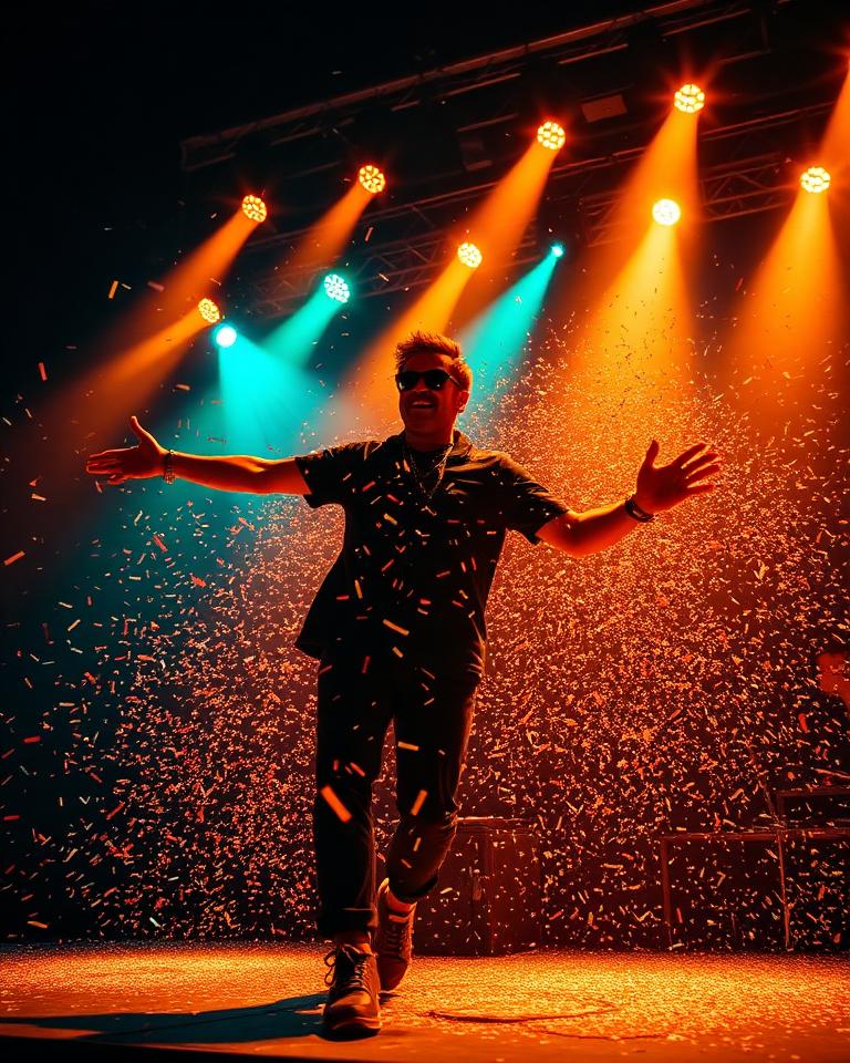 Concert headliner moment